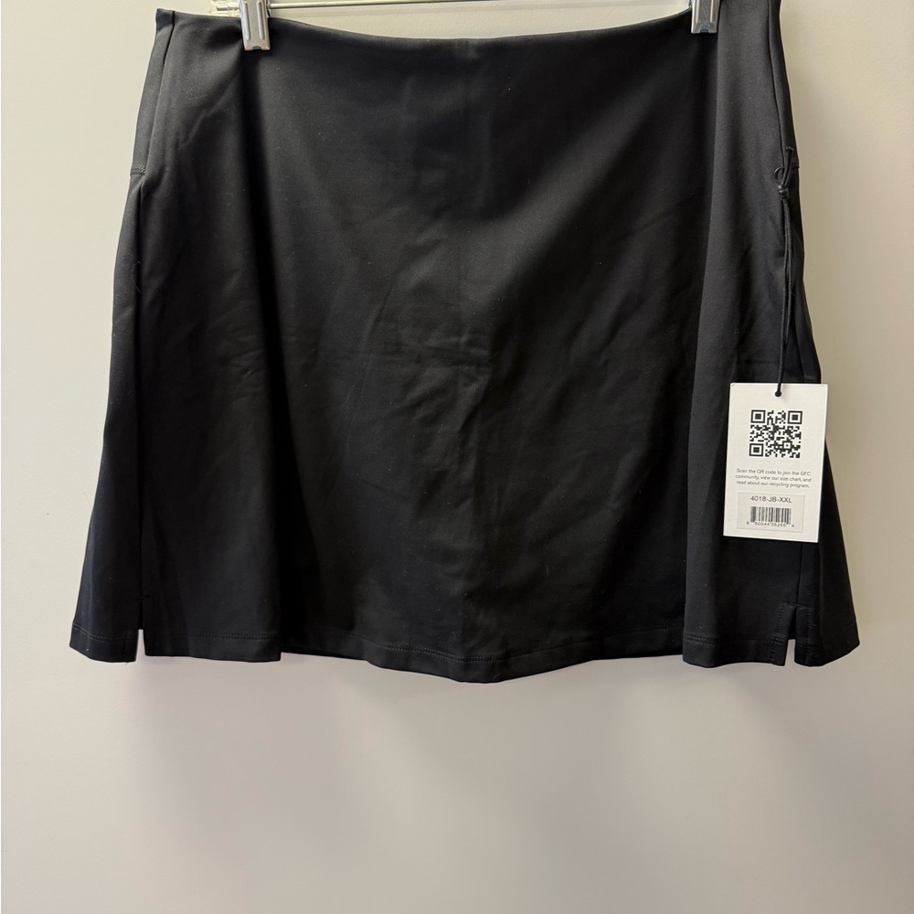 Girlfriend Collective Skort- black - XXL- NWT